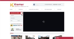 Desktop Screenshot of kremerimoveis.com.br